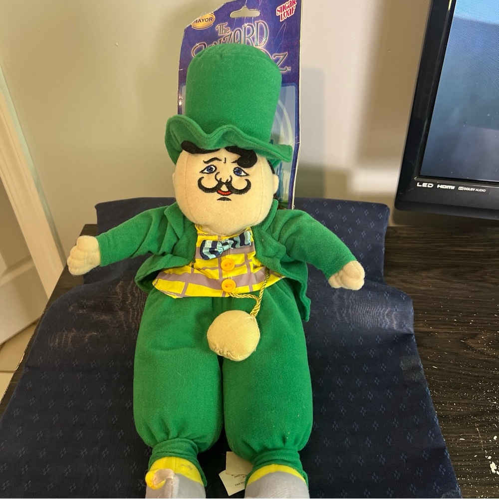 The Wizard of Oz Mayor Plush Doll Nanco Sugar Loaf Collectible Character New 14"